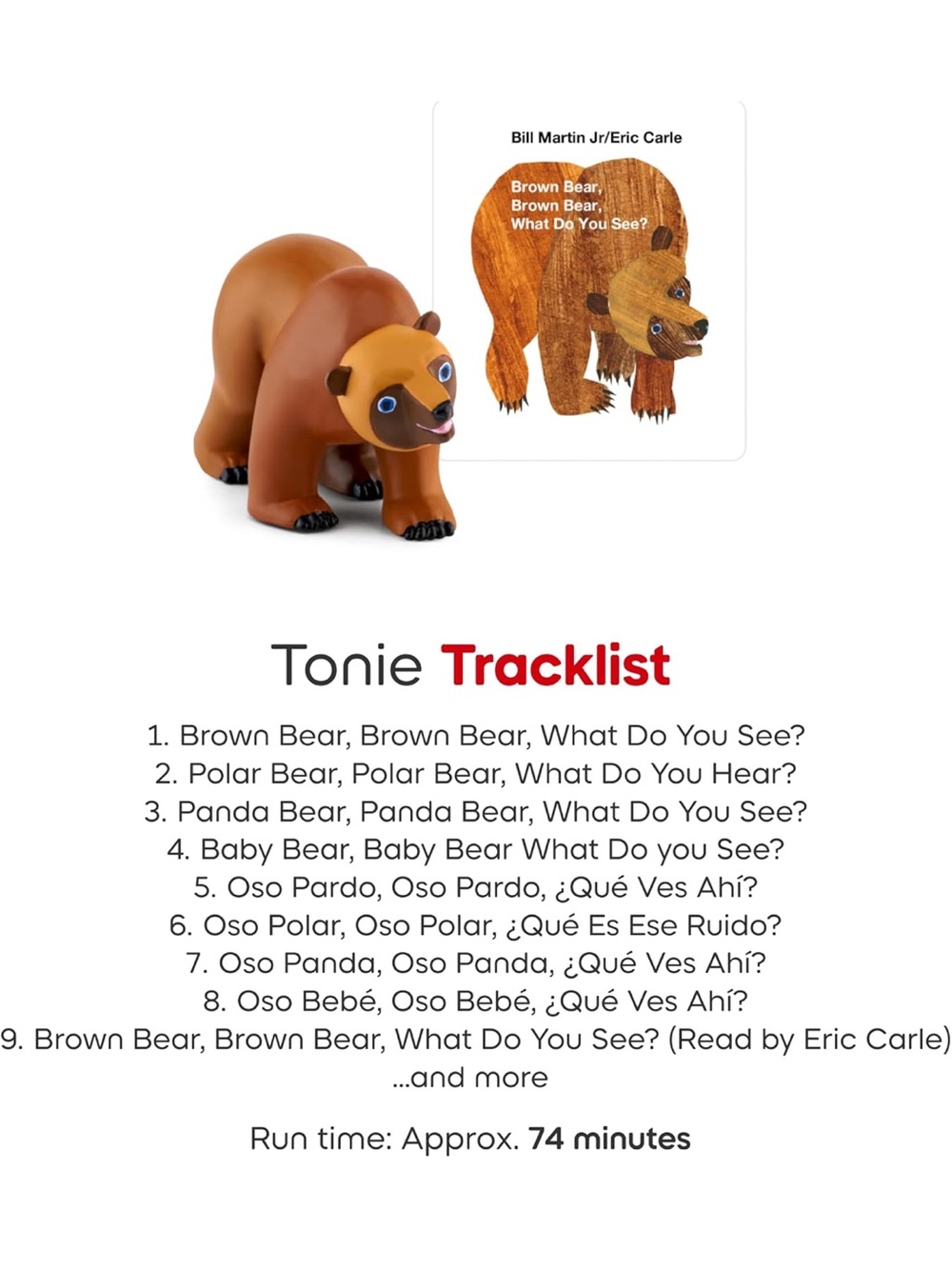 Tonies brown bear and friends- Eric carle - Picture 5 of 5
